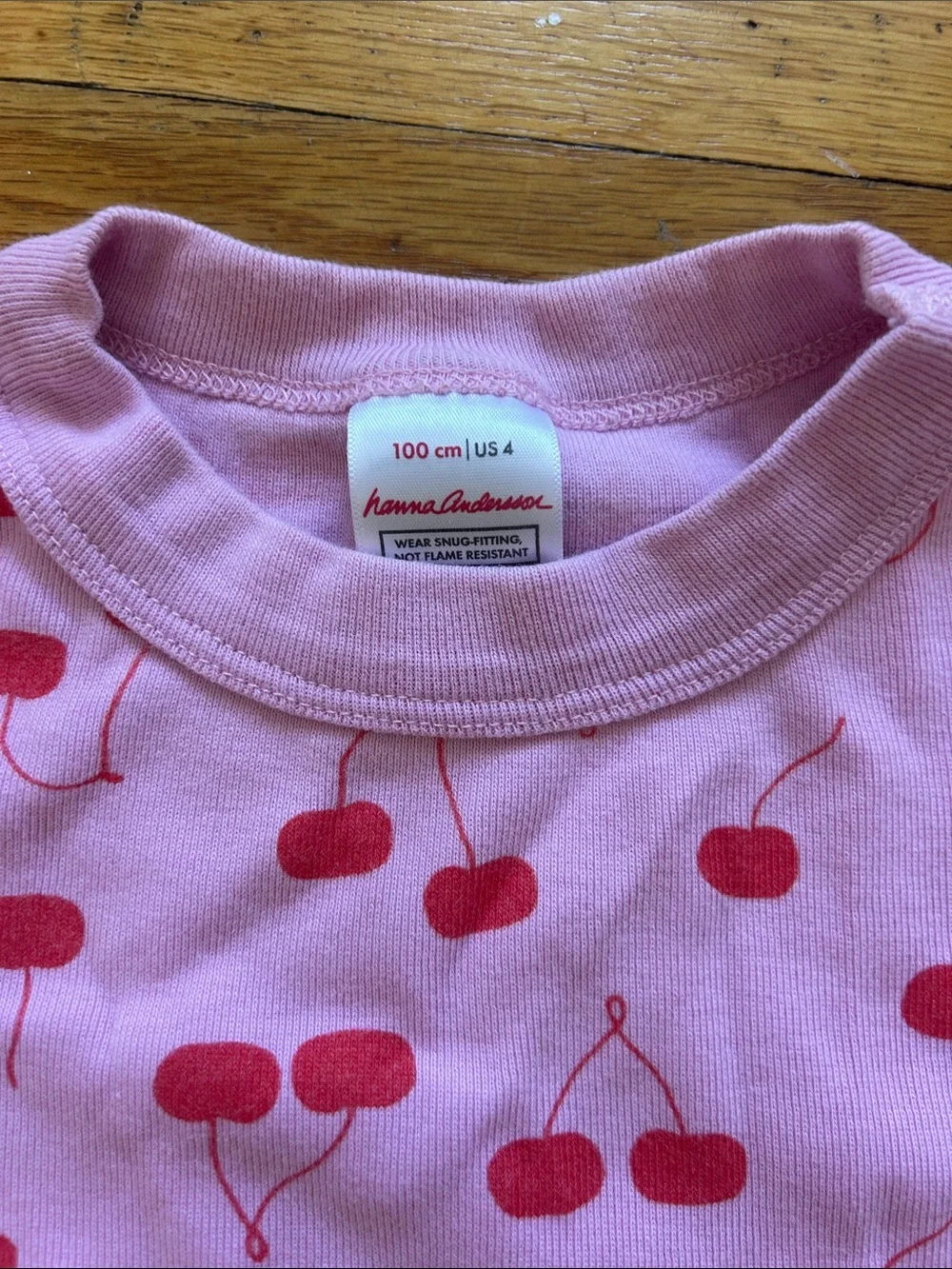 Hanna Andersson organic cherry pajamas